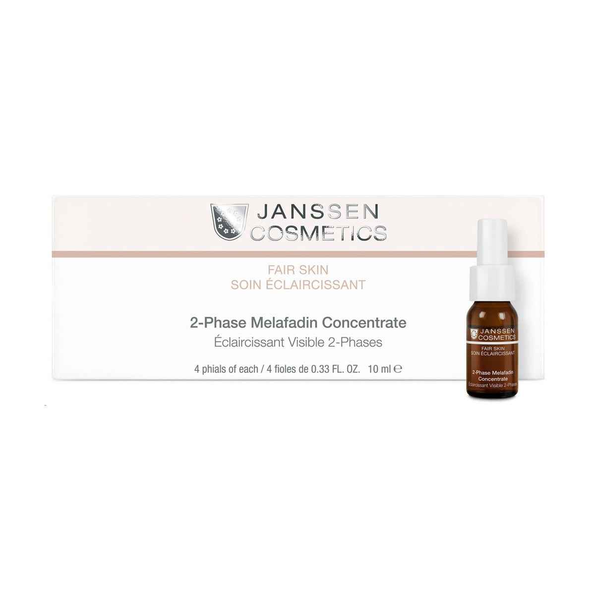 Janssen 2-Phase Melafadin Concentrate 4 X 10 ml (Fair Skin) Janssen Cosmetics