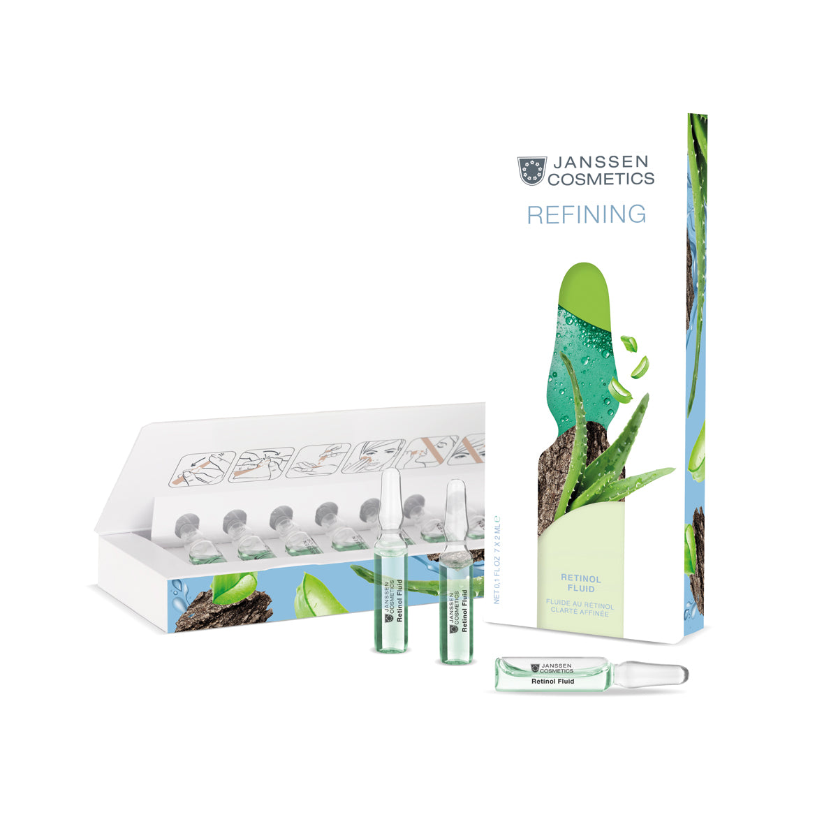Janssen Refining Retinol Fluid Ampoule 7x2ml Janssen Cosmetics